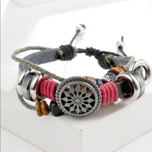 Colorful Corded Bracelet & Charm